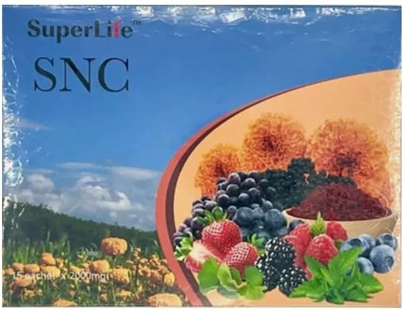 Super Life SNC Neuron Care Support Eyesight Migliora la visione Blur occhi asciutti cognitivi (15 Sachets/Box)