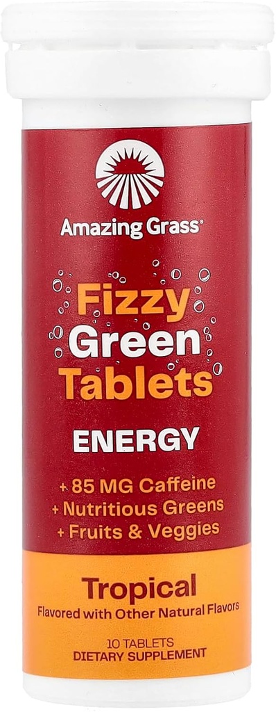 incredibile erba tropicale energia verde Superfood, 10 CT