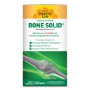 Country Life Bone Solid - Knochengesundheitsergänzung mit mikrokristallinem Hydroxyapatit (MCHA), Calcium, Magnesium, Zink, Vitamine K2 & D3 für Enhanced Bone Strength & Metabolism - 240 Kapseln