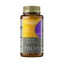 TALYA Collagen Pills con acido ialuronico + vitamina C | Collage idrolizzato per donne e uomini | Capelli, Pelle e Unghie | Non OGM | 60 capsule