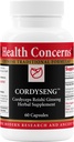 Préoccupations de santé CordySeng – Supplément de soutien du système immunitaire – Cordyceps Reishi Ginseng Astragalus Adaptogen Blend – Médecine traditionnelle chinoise – Respiratoire et soutien énergétique – 60 capsules
