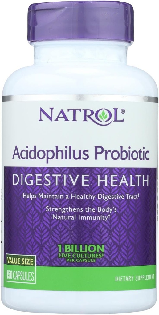 Natrol Acidophilus Probiotic - 100 mg - 150 Capsules