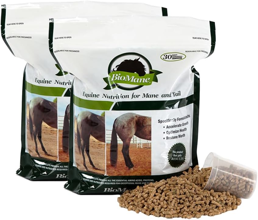 Supplément nutritionnel BioMane pour Chevaux - 60 jours d'approvisionnement (Reesealable)