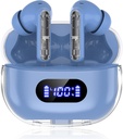 Blue Wireless Earbuds P1 PRO, Kopfhörer Wireless Bluetooth Kopfhörer mit klaren Anruf Mics Ohr Buds, Komfortable Fit, IPX7 wasserdicht lange Akkulaufzeit, 30H Playtime für Sporttraining