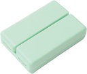 Faltbare magnetische Pille Organizer, Tägliche Pille Organizer mit 7 Komponenten Pille Container für Geldbeutel mit Dual Lid für Pillen, Vitamin, Fischöl, Ergänzungen (Grün)