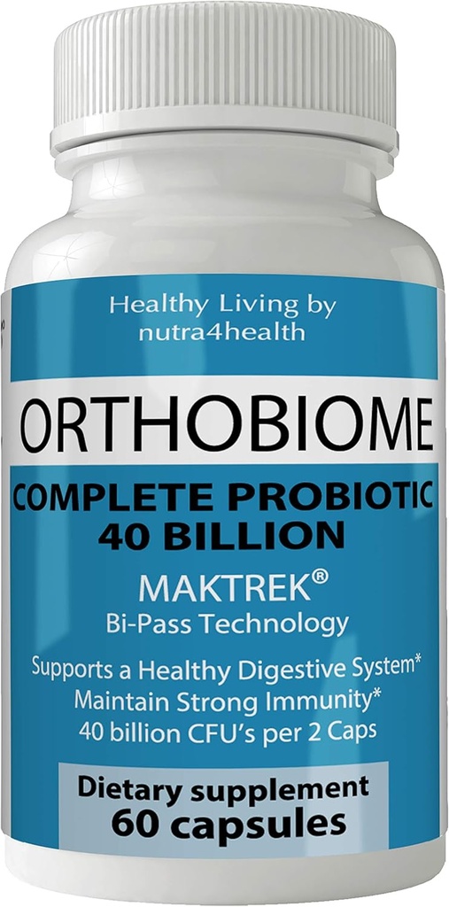 Orthobiome Komplette Probiotische Pillen Ortho Biome Kapseln Formel Boost Stoffwechsel Ergänzung Pillen für bessere Verdauung zu stoppen Bloating, Verstopfung und glaubt Flatulence Gas