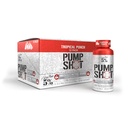 5% Nutrition Rich Piana Pump Shot Liquid Glycerol Nitric Oxide Booster, Stim Free Pre Workout | 20.000 mg mit S7 | Pumps, Hydration | Fruit Punch Flavor (12 Pack Caddy)