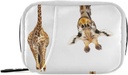 Funny Giraffe Pill Box 7 giorno Pill Case Travel Pill Organizer Bag con Zipper Portable Weekly Case Dimensioni compatte per il supporto supplemento di vitamina