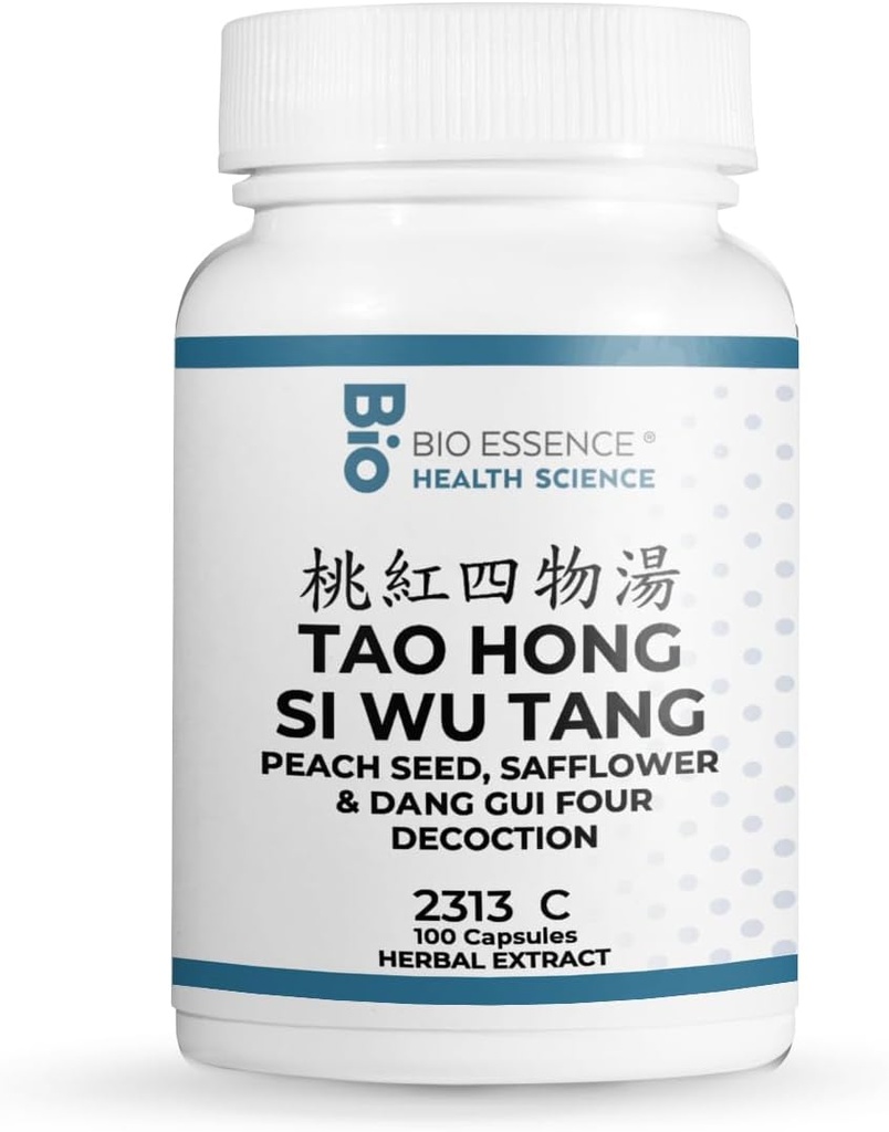 2313C Tao Hong Si Wu/Peach Seed, Safflower & Dang GUI Four Decoction 100 Kapseln/Kapsel (2 Flaschen)