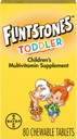 Flintstones Kaubare Kleinkind Vitamine, Multivitamin für Kleinkinder mit Vitamin C, Vitamin D, Folate & mehr, 80ct