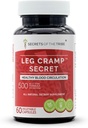 Leg Cramp Secret 60 capsule, 500 mg, Original Quinine Formula, Cinchona Bark. Circolazione sana del sangue (60 capsule)