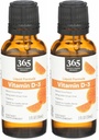 365 by Whole Foods Market, Vitamin D3 Citrus, 1 Fl Oz (Pack of 2)