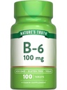 Natur Wahrheit B6 Vitamin | 100mg | 100 Tabletten | Vegan, Non-GMO & Gluten Kostenlose Ergänzung