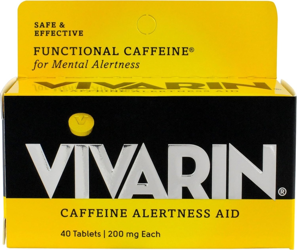 Vivarin Aide d'alerte à la caféine, comprimés 40 ea (paquet de 6)