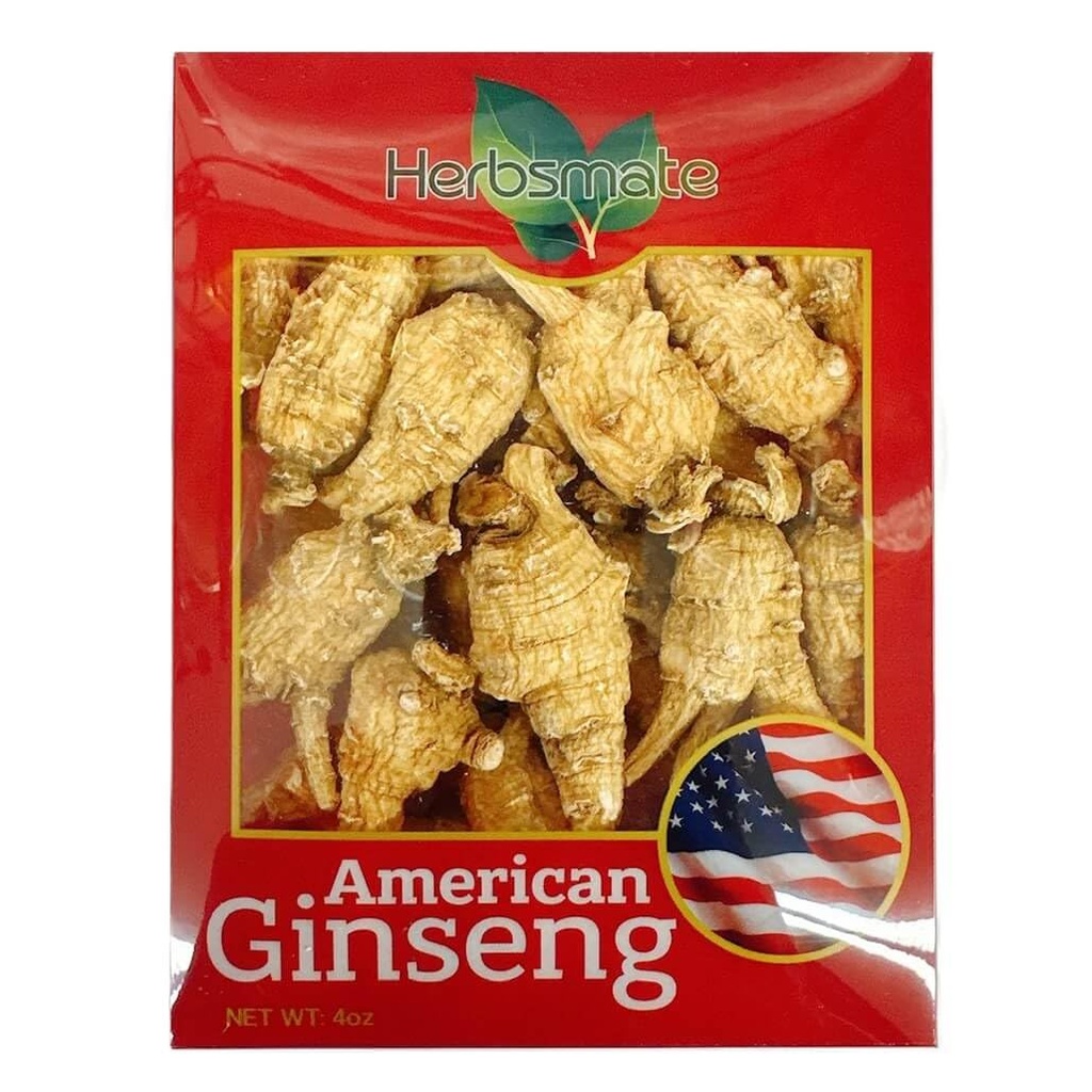 Sélection à la main Un ginseng américain de qualité moyenne ronde (4 Oz. Box)