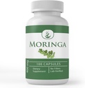 Ingredienti originali puri Moringa Oleifera (100 capsule) Sempre puro, Nessun Additivi o Filler, Lab verificato
