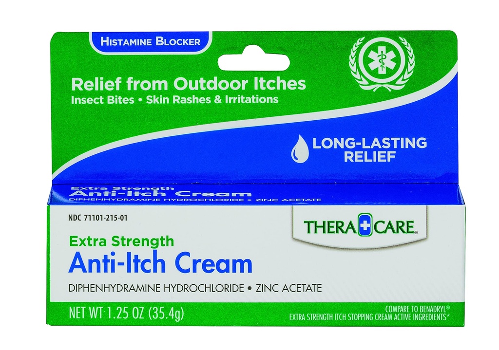 Thera Care Anti-Itch Creme | Extra Stärke | Outdoor Itch Relief | 1,25 oz