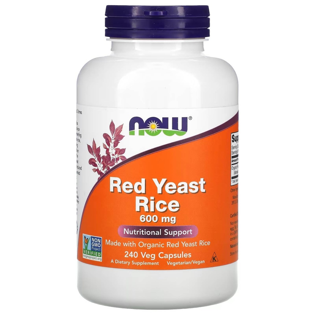 JETZT Lebensmittel Rote Hefe Reis 600 mg, 240 Count (Pack von 1)