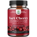 Capsules d'extrait de tart cerise avancées - Extra Strength 750mg par portion équivalente Capsules de tart cerises Nettoyant Uric Acid et supplément de soutien articulaire - Supplément de récupération musculaire 120 Compte