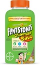 Flintstones Sour Gummy Vitamine für Kinder, Kinder Multivitamin Gummis mit Vitaminen C, B6, B12, A & Vitamin D, unterstützen Kinder Wachstum und Entwicklung, 180 Count