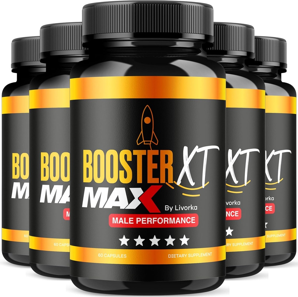 (5 Pack) Booster XT für Männer, MAX Stärke Männer Ergänzung, Booster XT, Booster XT für Männer Bewertungen, BoosterXT, Booster XT Bewertungen, Buster XT, Booster X T Kapseln Pro Supplement Pastilla, 300 Kapseln