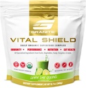 Granito Nutrition Vital Shield - USDA Organic Superfood Greens with Mushrooms & Tart Cherry – Supporta energia, Funzione Immune & Salute Digestiva – Lime Lime Flavor (30 Serve)