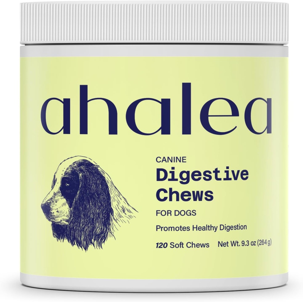 120 ct. Probiotiques pour chiens- Probiotiques pour chiens pour la santé digestive, soutien santé de la gueule, diarrhée, santé digestive et allergies saisonnières, 264 Gram 2 Million CFU
