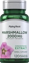 Piping Rock Marshmallow Root Supplement (Supplément de racine) 2000mg) 120 Capsules Extrait concentré à base de plantes Non-OGM, sans gluten