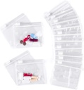 Pillole riutilizzabili per la medicina con chiusura a scorrimento | (14 conte) 3" largo per 2.75" Tall Etichettato lunedì-domenica Borse | EVA Grade Plastica per pillole e vitamine
