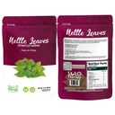 Nettle Leaf c/s 2 onces, Thé de Nettle Leaf, Sac refermable, Feuille scintillante, Herbe de Nettle Leaf