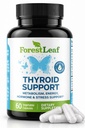 Supporto tiroideo per le donne e gli uomini con iodio - Energia, Focus & Power Thyroid Supplement - Tutto Natural Herbal Mineral and Vitamin Complex with B12, Zinc, Selenium, Ashwagandha - 60 Capsule Vegetariani