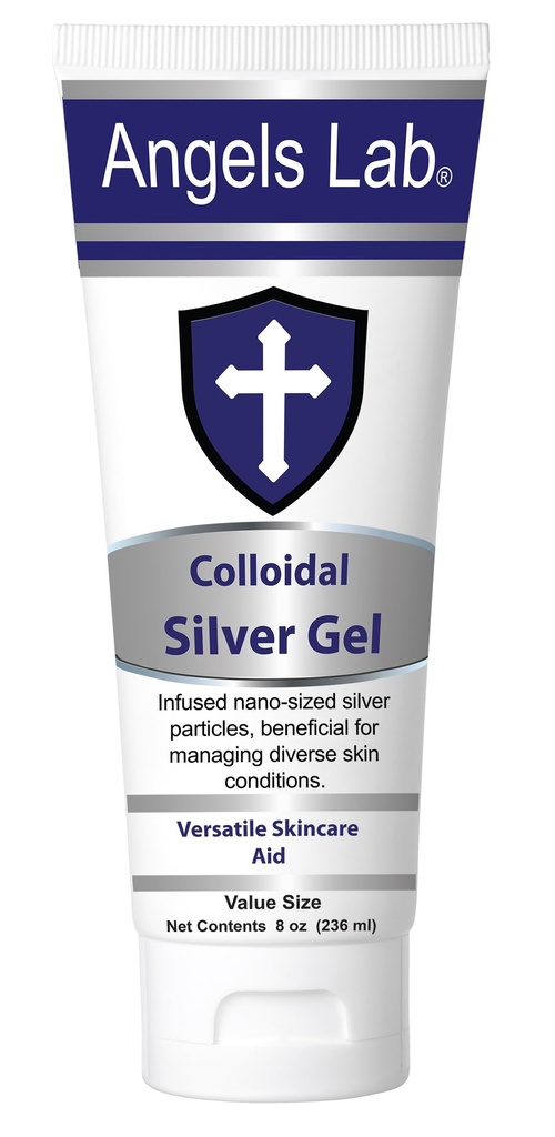Engel Kolloidal Silber Gel Nano Silber Gel Wound Care – Unscented Healing Salbe für Burns, Sunburns & Irritated Skin – 8oz Formel
