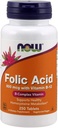 NOW Foods Folic Acid 800 mcg Tabs (Pacchetto di 2)