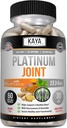 Kaya Naturals Platinum - Nature Made Bioperine, Glucosamin, Kurkuma mit Boswellia, Gesunde Antioxidantien Eigenschaften, Kurkuma 1334mg - 60 Kapseln