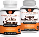 Nettoyez calme Détox apaisant + Complexe de jus Super Antioxydant