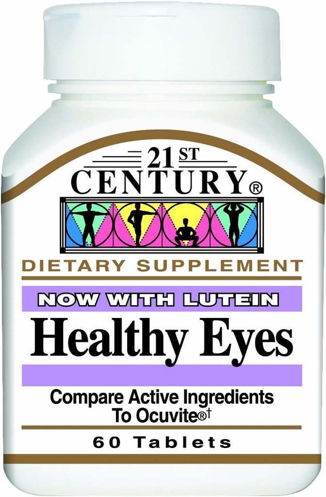 21st Century Healthy Eyes Tablets, 60 Conte (Pack of 2)