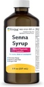 Rising Health Natural Vegetable Laxative - Senna Sennoside Syrup 8.8mg/5ml - Constipation Relief - Schokoladengeschmack - Vergleich zu Senokot® Syrup