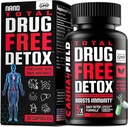 Total Detox and Liver Cleanse - USA Made - Detox 5 jours - Nettoyeur de toxines naturelles pour la peau, les cheveux, les ongles, les Gut – Mega Support et Réparation - Natural Herbal Health Formula, Immune Support