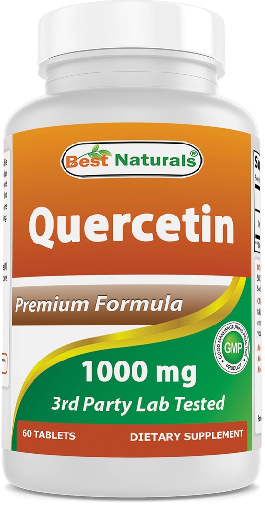 Best Naturals Quercetin 1000 mg Tablet - Immungesundheit - 60 Count