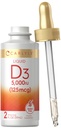 Carlyle Liquid Vitamin D3 | 5000 IU (125 mcg) | 2 oz | Vegetarisch, Non-GMO, und Glutenfreie Ergänzung | Vitamin D Flüssigkeitstropfen für Erwachsene