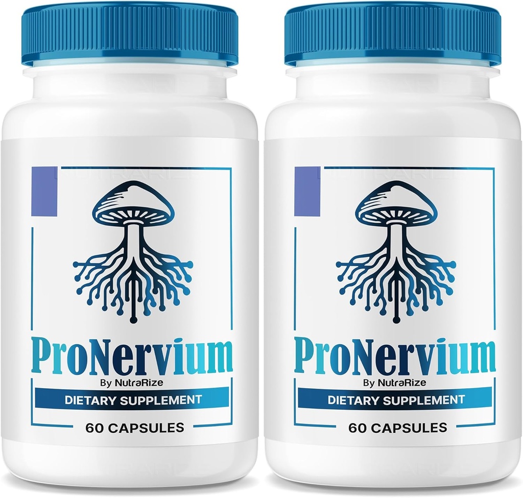 (2 Pack) ProNervium - ProNervium Advanced Nerve Health Supplement, ProNervium Nerve Support Pills dietetici, Formula All-Natural per Dynamic Lifestyle, Pro Nervium Pastillas Recensioni (120 capsule)