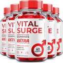 (5 Pack) Vital Surge Gummies - Offizielle Formel - maximale Stärke Vital Surge Gummis, Vitalsurge Vitamin Supplement Gummies Advanced Wellness Support, Vital Surge Gummies Made in USA (300 Gummis)