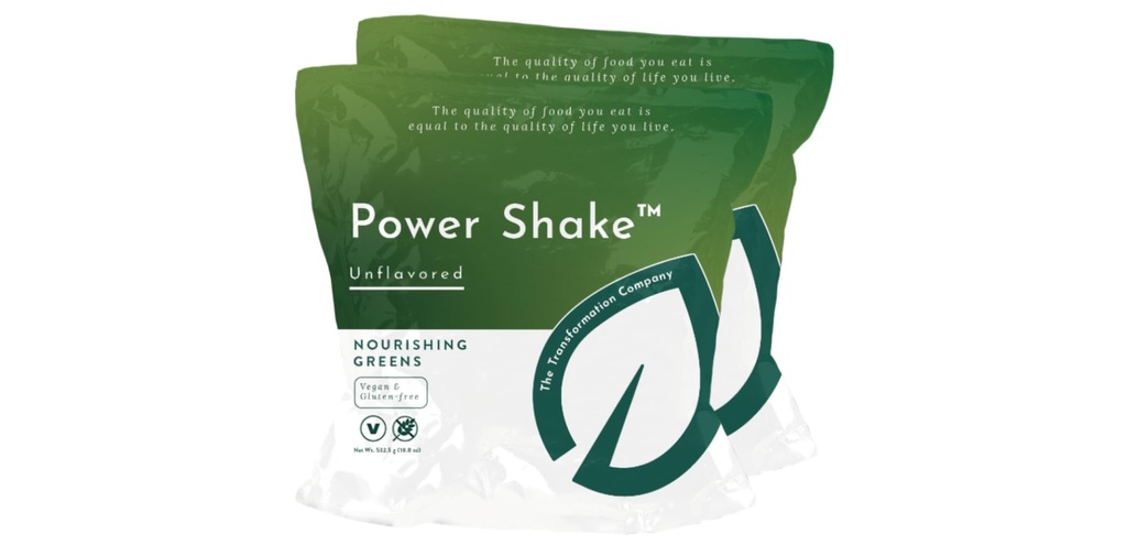 Purium Power Shake - Unflavored - 1065 Grammi - Vegan Meal Sostituzione Polvere, Proteine, Vitamine & Minerali - Certificato USDA Organic, Gluten Free, Kosher - 30 Serve