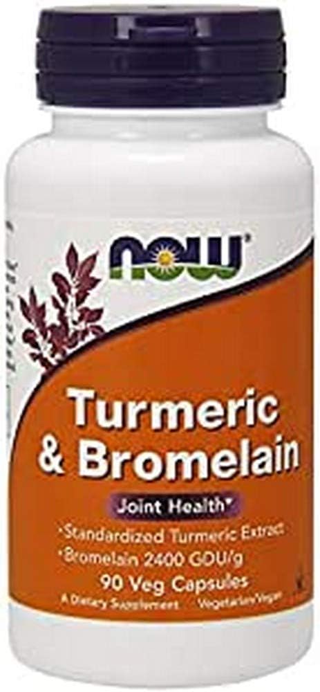 Maintenant Turmeric & Bromelain, 90 Capsules végétariennes