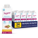 Nepro Nutrition Shake pour les personnes en dialyse, 19g Protéines, 420 Calories, Butter Pecan, 8 fl oz, Pack de 24