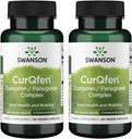 Swanson Controlled Release Curqfen Curcumin/Fenugreek Complex 60 Veg Kapseln (2 Packung)