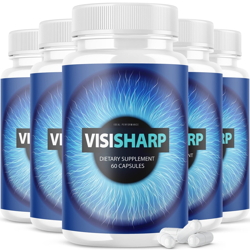 (5 Pack) Visisharp Advanced Eye Health Formula for Eyes Pills Visi Sharp Supplement (300 capsule)