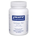 Pure Encapsulations Ginkgo 50 160 mg | Ginkgo Biloba Ergänzung zur Unterstützung von Sauerstoff, Blutzirkulation und Mild Memory Probleme verbunden mit Alterung * | 120 Kapseln