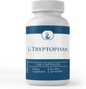 Pure Original Zutaten L-Tryptophan, (100 Kapseln) Immer rein, keine Additive oder Füllstoffe, Lab Verifiziert
