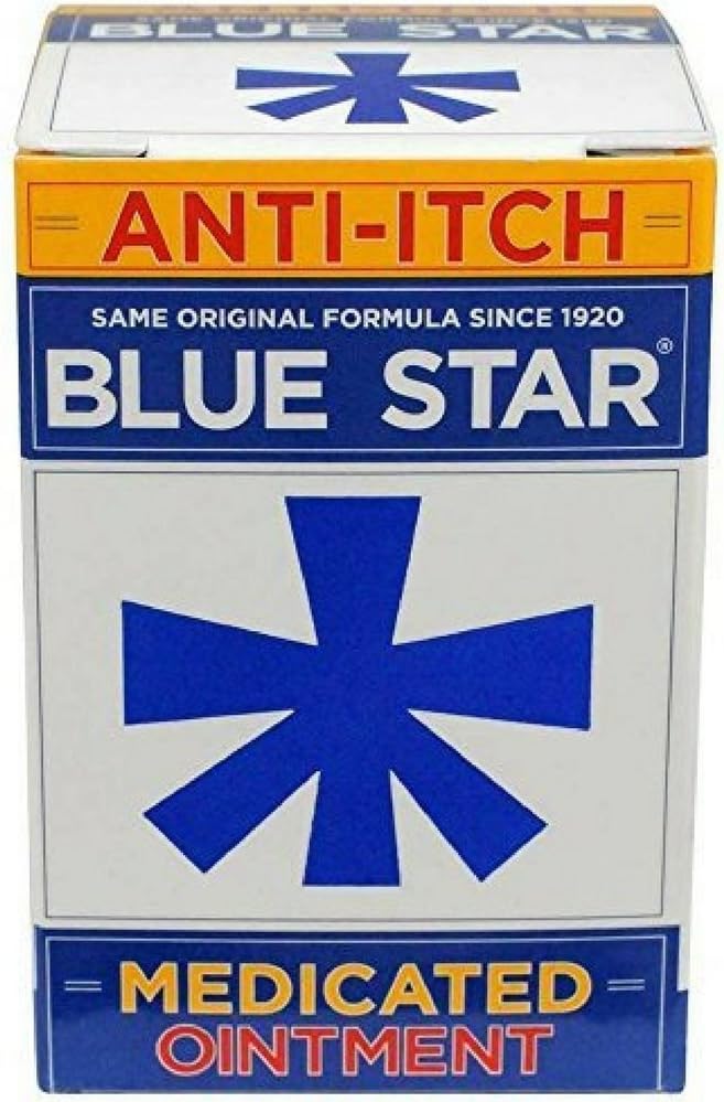 Blu Star Anti-Itch Medicated Ointment 2 oz ( Confezione di 9)